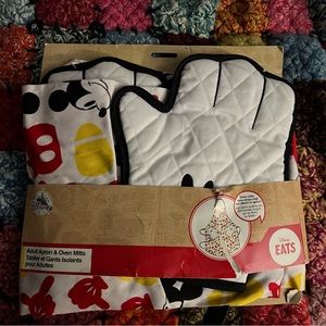 Mickey Apron and Oven Mitts